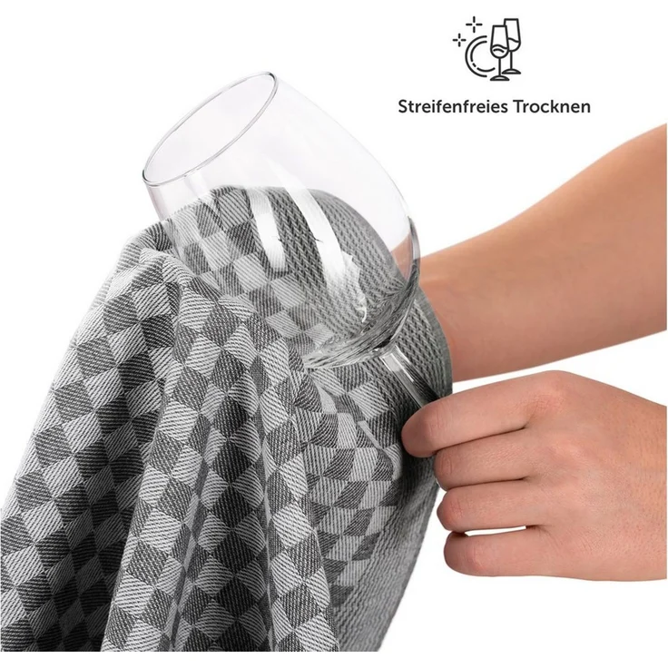 Blumtal Geschirrtuch Premium Geschirrhandtücher in 50 x 70 cm, (Set, 10-tlg, 5, 10 oder 20 Geschirrtücher), 100% Baumwolle, Oeko-TEX® Zertifiziert – Bild 3