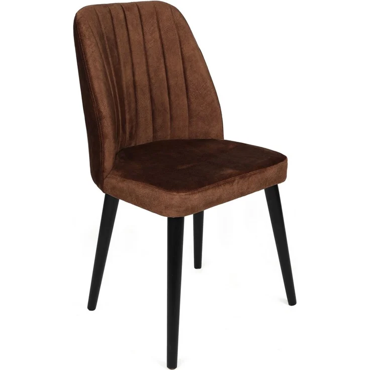 Skye Decor 'Alfa-436 V2' Stuhlset (2-teilig), Braun / Schwarz, 50 x 90 x 49 cm – Bild 2