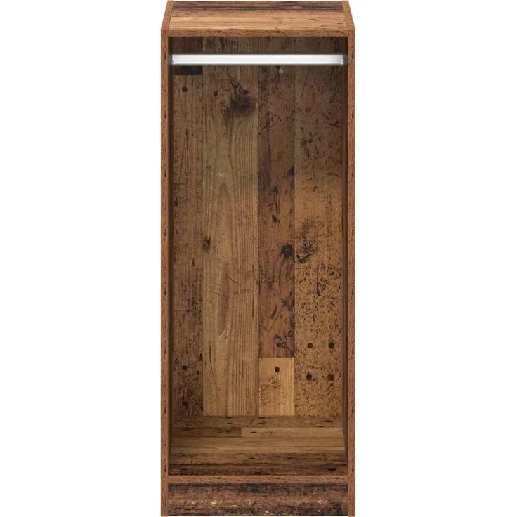 vidaXL Kleiderschrank mit Regal mit Speicher Altholz 41 x 48 x 102 cm 879645 – Bild 4