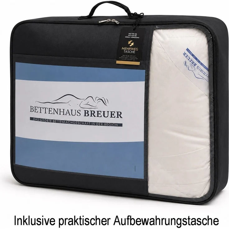 Extra warme 100% premium körperform Daunendecke Bettdecke 135x200 950g – Bild 9