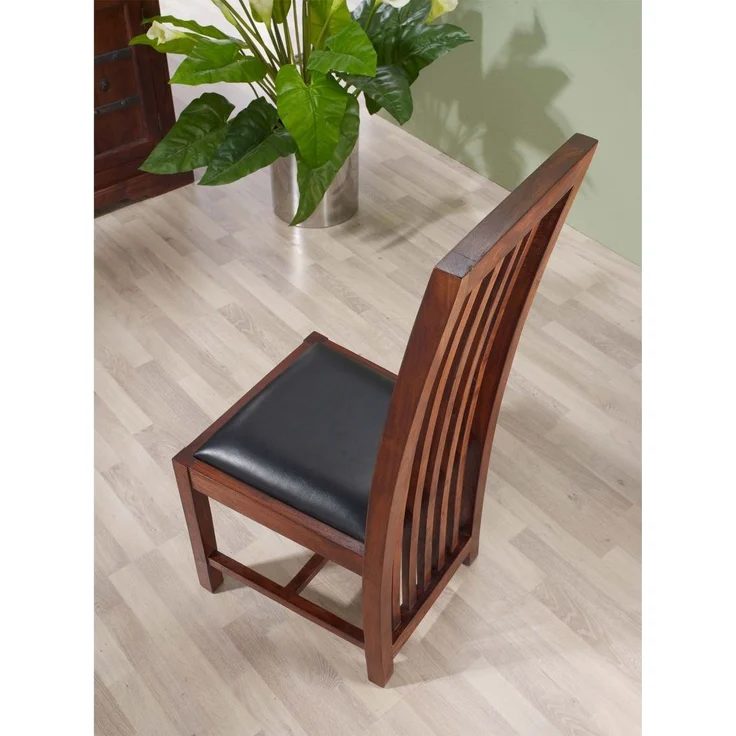 Stuhl Akazie 43x50x109 nougat lackiert OXFORD #29 – Bild 4