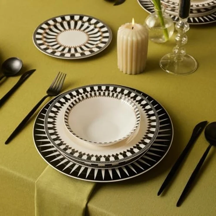 Karaca Geschirr-Set Karaca Elegance Bone Helsinki 24-teiliges Tafelservice für 6 Personen – Bild 5
