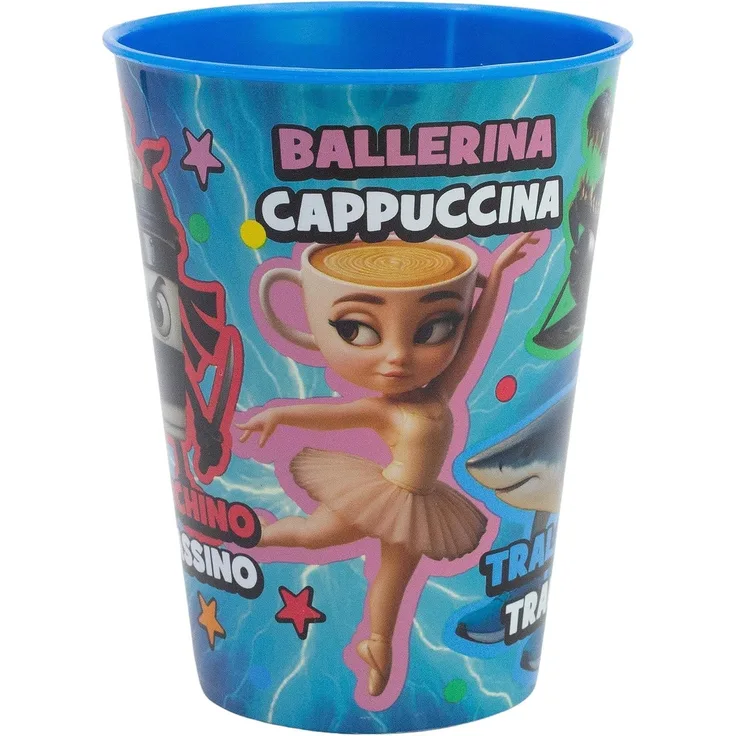 Italian Brainrot Trinkbecher 260 ml Kinder Tumbler für Alltag Freizeit