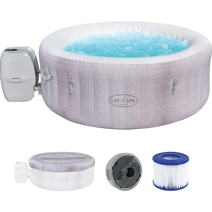 LAY-Z-SPA® Whirlpool 'Cancun AirJet™', Ø 180 x 66 cm, rund – Bild 1