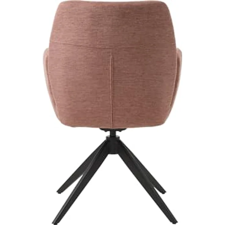 Armlehnstuhl >ROXANA< drehbar, Wipp-Relax-Funktion Rosa, Stoff-Brego - 57,5x88x62cm (BxHxT) – Bild 6