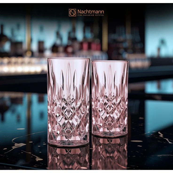 NACHTMANN 105711 NOBLESSE Longdrinkglas ROSÉ 2er Set – Bild 5
