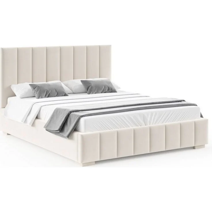 FDM Polsterbett DENTON modern mit Bettkasten MADE IN EU - mit hochwertigem Paris Bezug (verfügbar 90x200 120x200 140x200 160x200 180x200cm, Bettrahmen, Bett, mit großen gepolsterten Kopfteil, mit Bettkasten zum aufklappen), Hebbarer Metallrahmen, Bettk... – Bild 4