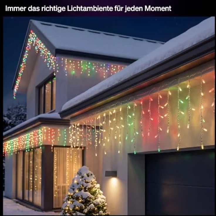 Philips Festavia Eiszapfen Lichterkette – 8,5 m, 250 LEDs – Bild 3