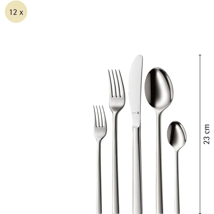 WMF 'Sonic' Besteck-Set, 66-teilig, Cromargan protect® silber – Bild 10