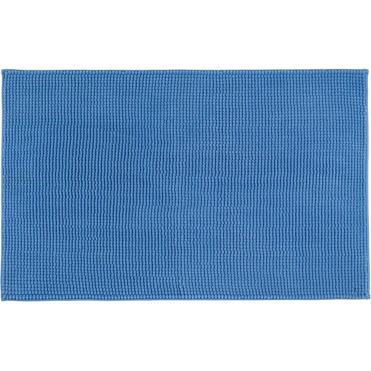 Gözze Badematte Chenille, Höhe 15 mm, rutschhemmend beschichtet, fußbodenheizungsgeeignet, Polyester, rechteckig, Badteppich, Uni Farben, besonders weich durch Microfaser, waschbar