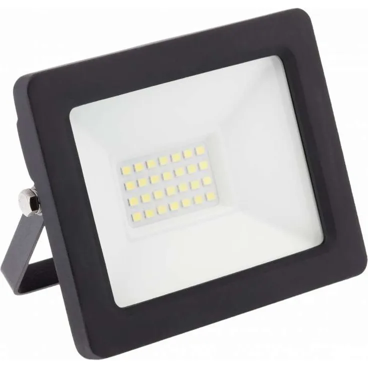 30w LED Außenbereich Strahler Leuchte IP65 in schwarz Eckig|Kaltweiß