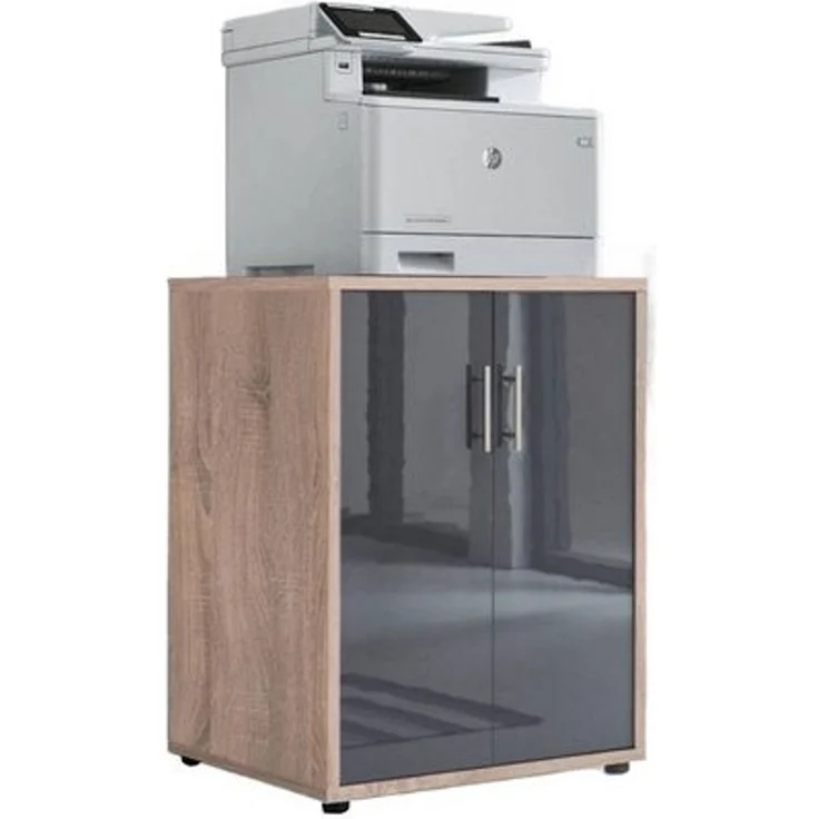 BMG Möbel Aktenschrank Druckerschrank Office Edition (große Oberplatte auch für Office Drucker geeignet) Höhe 74 cm, optimale Ergänzung zu Schreibtischen – Bild 3