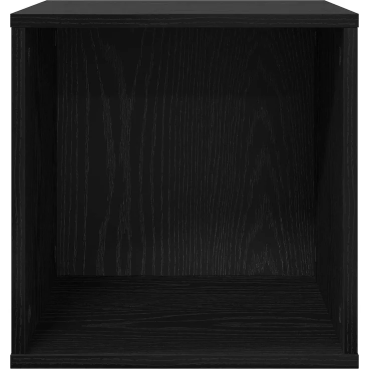 vidaXL Vinyl Album Box Schwarz Eichen-Optik 37 x 36,5 x 38 cm 8012844 – Bild 4