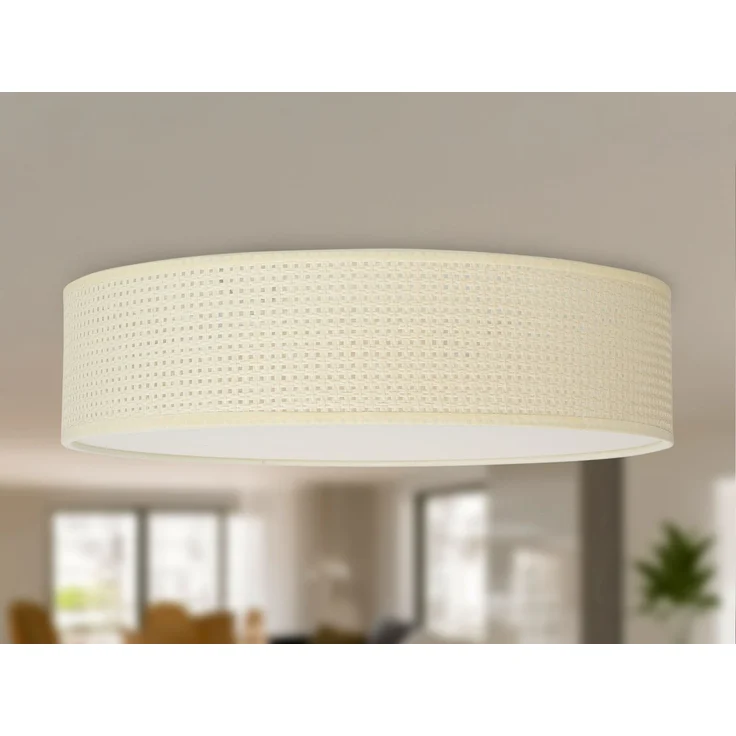 Deckenlampe CEILING DREAM mit Rattan Lampenschirm, Ø 40cm – Bild 1
