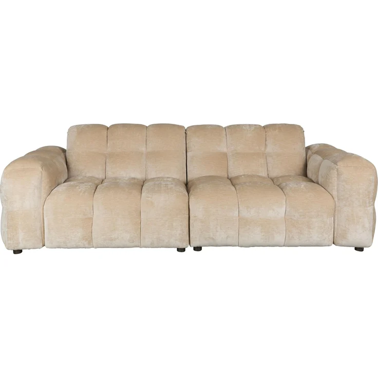 HACKMAN 3-Sitzer Sofa Velours Beige von DUTCHBONE – Bild 2