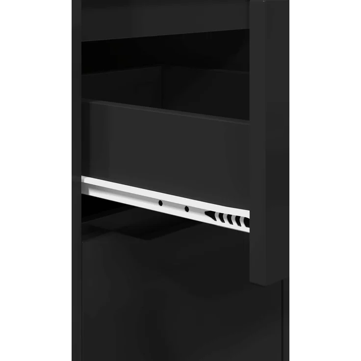 vidaXL Aufbewahrungsschrank 40 x 48 x 81 cm Holzwerkstoff Schwarz 888868 – Bild 11