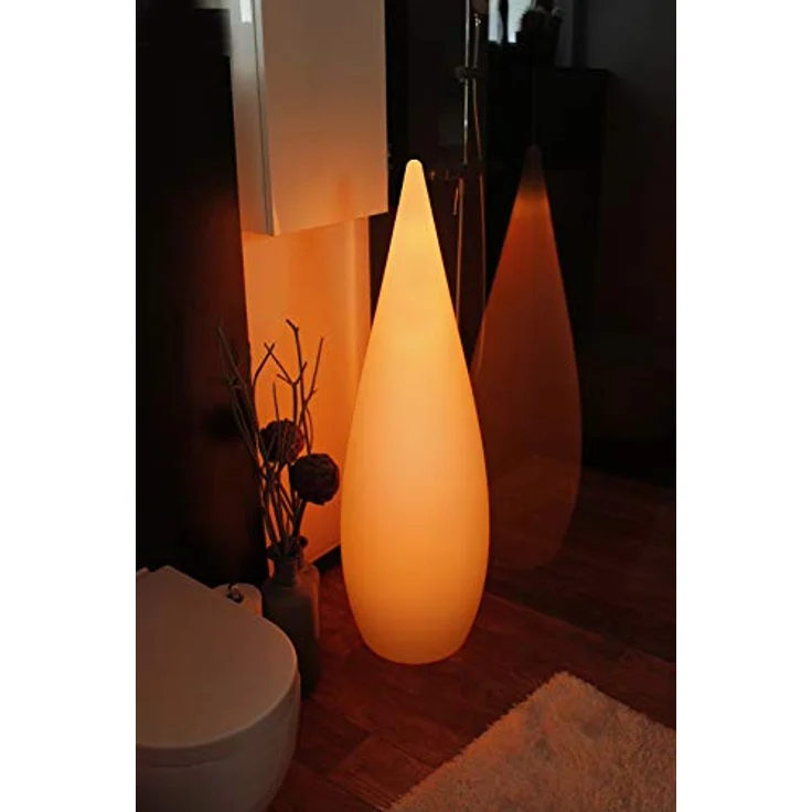 Arnusa LED Stehlampe Moderne Lampe mit Farbwechsel und Fernbedienung RGB Akku kabellos, Farbwechsel, LED fest integriert, Farbwechsler, warmweiß, Kaltweiß, Blau, Rot, Sauna Lampe Stimmungsleuchte – Bild 7