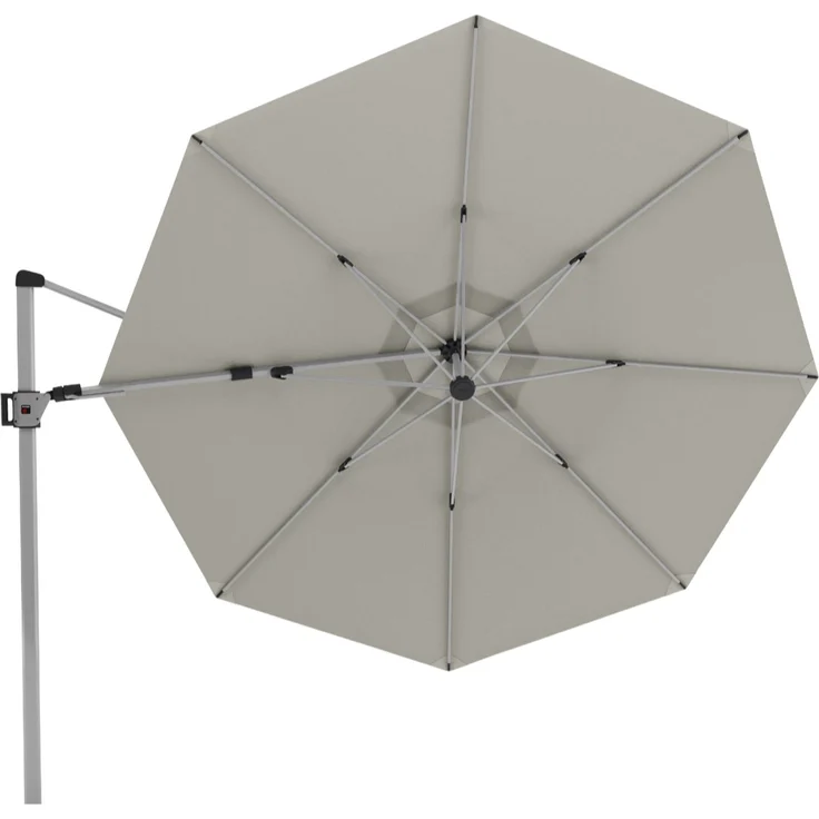 Knirps Sonnenschirm / Ampelschirm "Hyperion 340", desert, Ø 340 cm – Bild 4