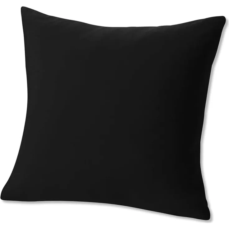 Estella Fein Jersey Kissenhülle 40x80 cm Atelier JerseyKissen schwarz