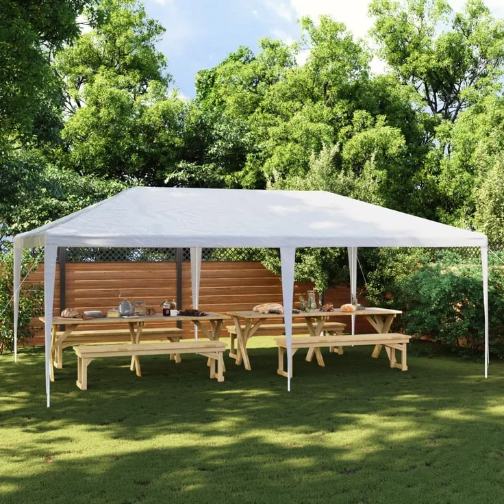 Gartenzelt, Partyzelt 4 x 6 m Weiß