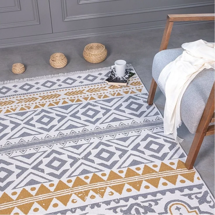 Jimri Teppich Kelim, Läufer, Wohnzimmer Teppich Flur Läufer – Bild 3