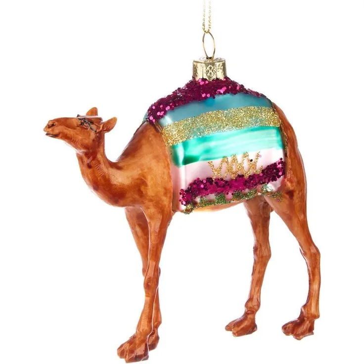 BRUBAKER Weihnachtsbaumkugel Handbemalte Weihnachtskugel - viele lustige Motive - Glas Baumkugel (1 St), Christbaumschmuck Figuren Deko Anhänger Christbaumkugel Weihnachtsdeko