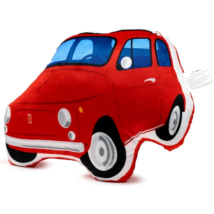 Puckator Dekokissen Fiat 500 Plüsch Kissen rot - ca. 23x34 cm – Bild 5