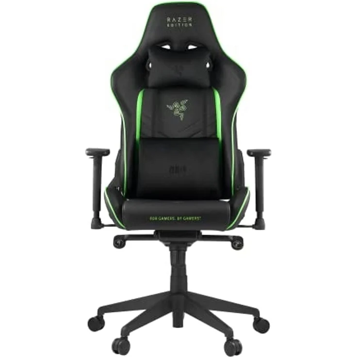 RAZER License TAROK PRO - RAZER™ Edition Gaming Chair by Zen Gaming Stuhl, Schwarz/Grün – Bild 3