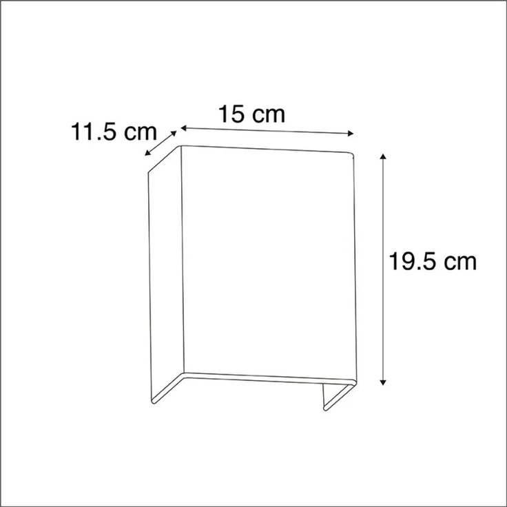 Qazqa Wandleuchte Vete, ohne Leuchtmittel, E27, Weiß, Modern, Textil, 1-flammig – Bild 2