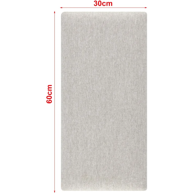 Wandkissenset Carpino 3-tlg. Textil 60x30 cm Grau [neu. haus] – Bild 3