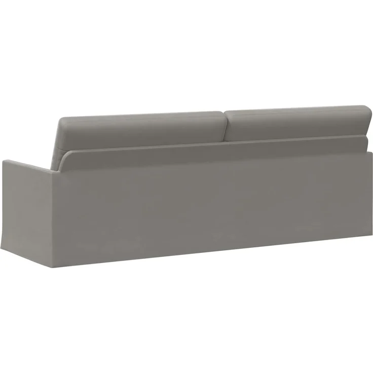 vidaXL 3-Sitzer Sofa Hellgrau 220 x 81 x 82 cm Samt (V) 42041153 – Bild 4