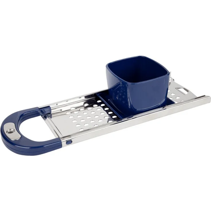 EUROHOME Spätzlehobel Edelstahl Spätzlereibe mit Nasen mit Kunststoffgriff, Edelstahl, (1-St, Spätzlehobel 33 x 11 x 6,3 cm), Spätzlepresse runde Löcher - Reibe mit Trichter – Bild 1