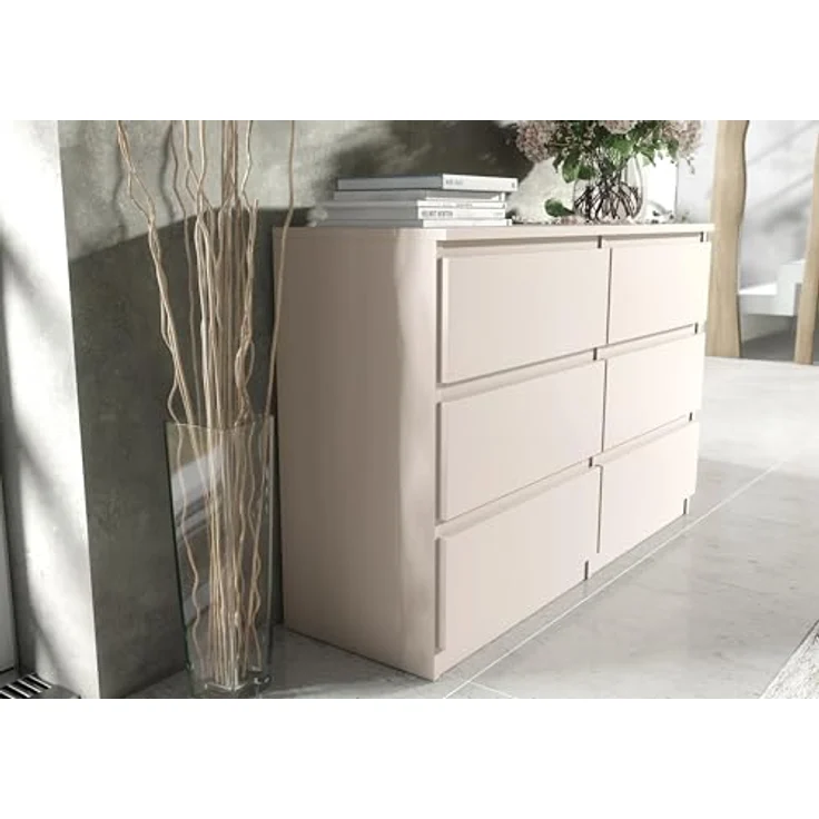 meble masztalerz Kommode Mit 6 Schubladen - 120 cm breit – modern, praktisch & geräumig – Bild 8