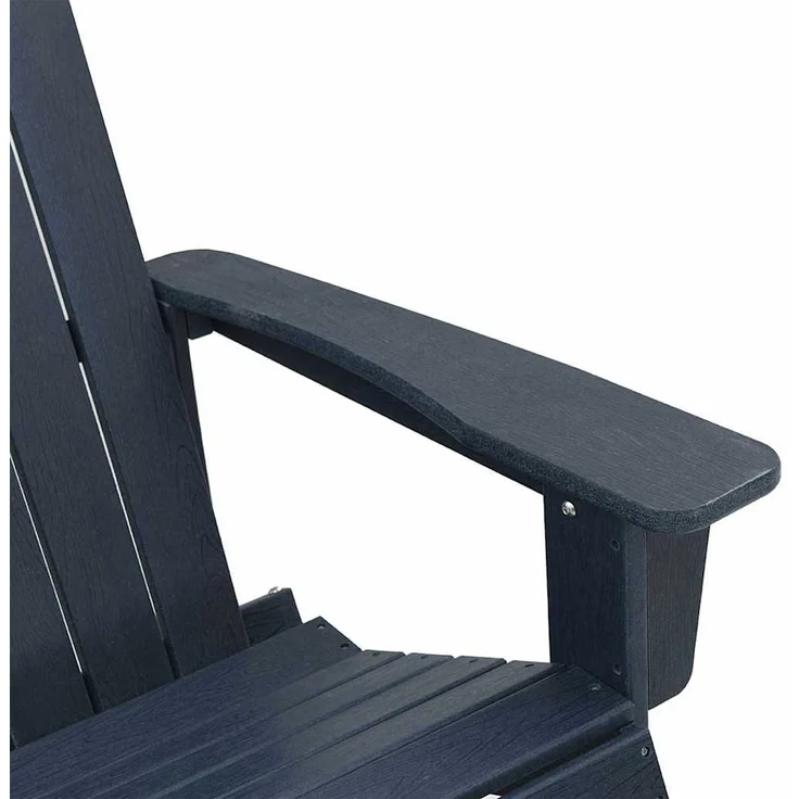 vidaXL Adirondack Schaukelstühle 2 pcs Marineblau HDPE 3335835 – Bild 7