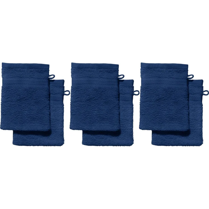 REDBEST Waschhandschuh Waschhandschuh "Chicago" 6er-Pack, Frottier, Walk-Frottier Uni – Bild 1