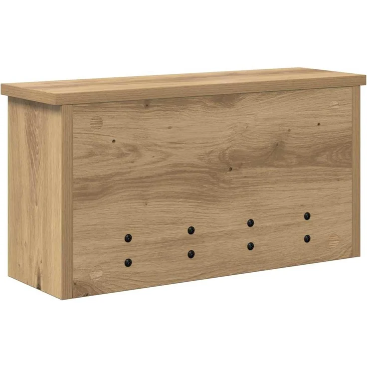 vidaXL Wandmontierter nachttisch Artisan-Eiche 50 x 16 x 26 cm 874314 – Bild 7