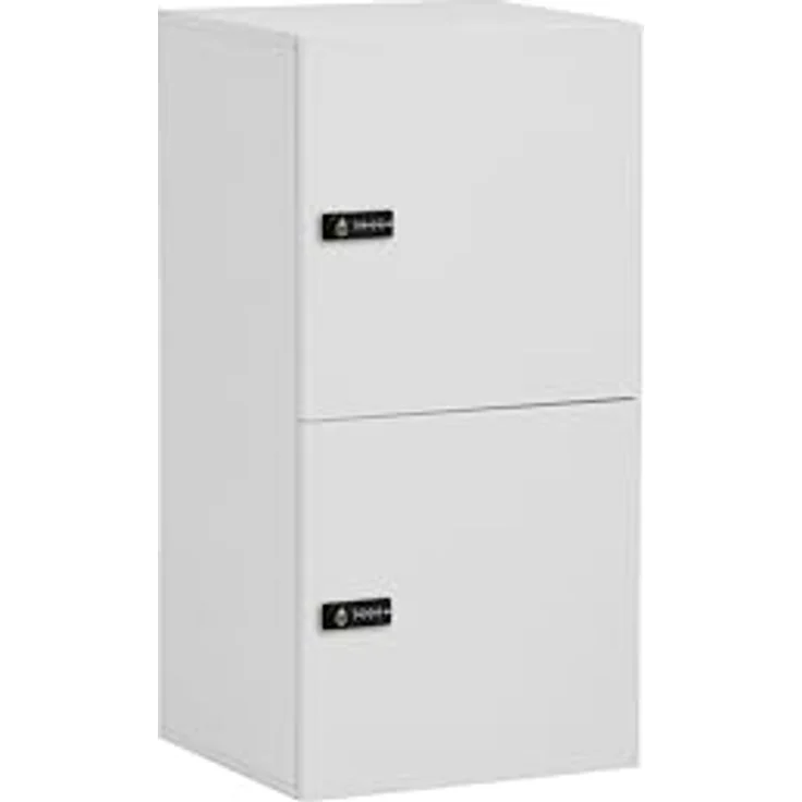 Schildmeyer Locked Spind Schrank Set Dial 702027 mit Zahlenschloss, Holzwerkstoff, mattweiß – Bild 7