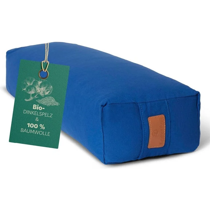 #DoYourYoga Yogakissen Yoga Bolster Paravati, gefüllt mit Bio-Buchweizenschalen,Yogakissen 67x22x13cm – Bild 5