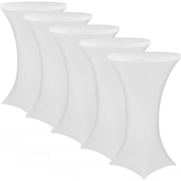 NYVI Stehtischhusse Stehtischhusse NYVIGala Elastische Premium Stretchhusse, Hussen für gängige 110-120 cm hohe Bistrotische & Stehtische