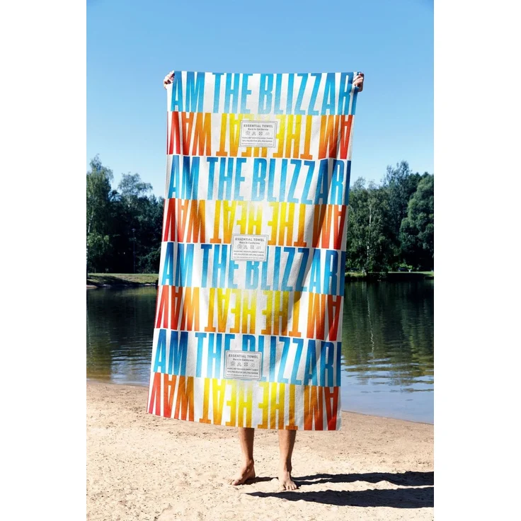 Mijolnir 'Heat Blizzard 70' Strandtuch, Mehrfarbig, 70 x 130 cm – Bild 3