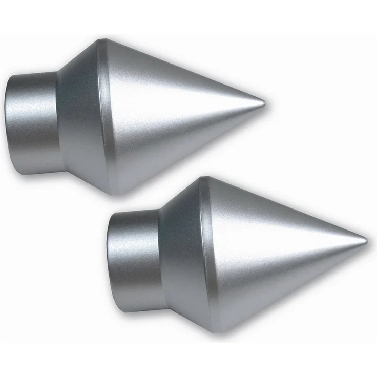 nodeko Gardinenstangen-Endstück Endkappe Spitze "Atlanta", Kunststoff, für Stangen Ø 20 mm, (Packung), zum Aufstecken an Vorhangstangen und Gardinenstangen – Bild 1