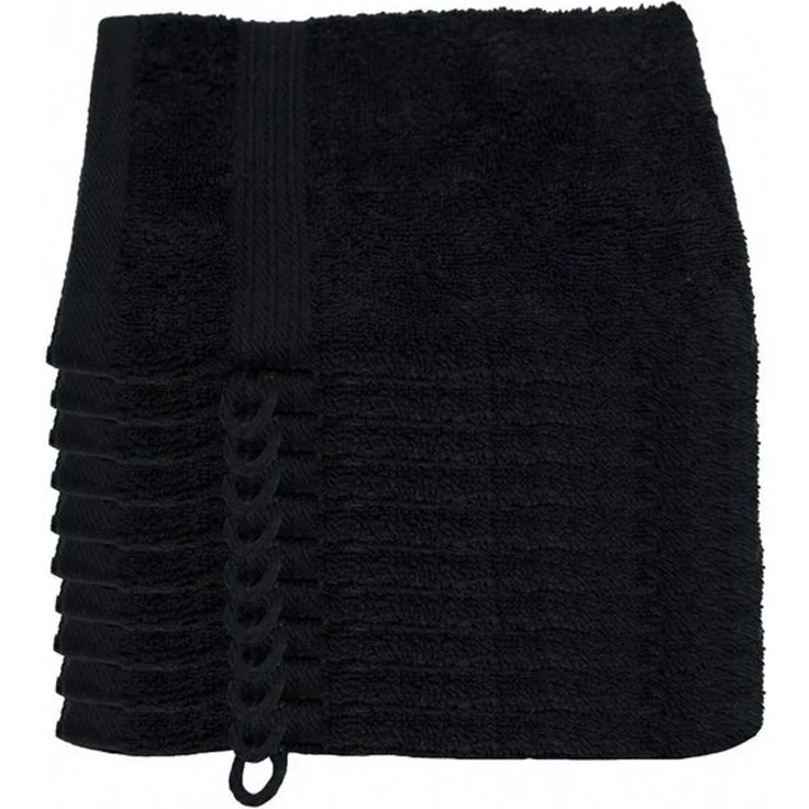 Julie Julsen Waschhandschuh 10-Waschhandschuh-Schwarz-Waschhandschuh 15 x 21 cm (10-tlg) – Bild 2