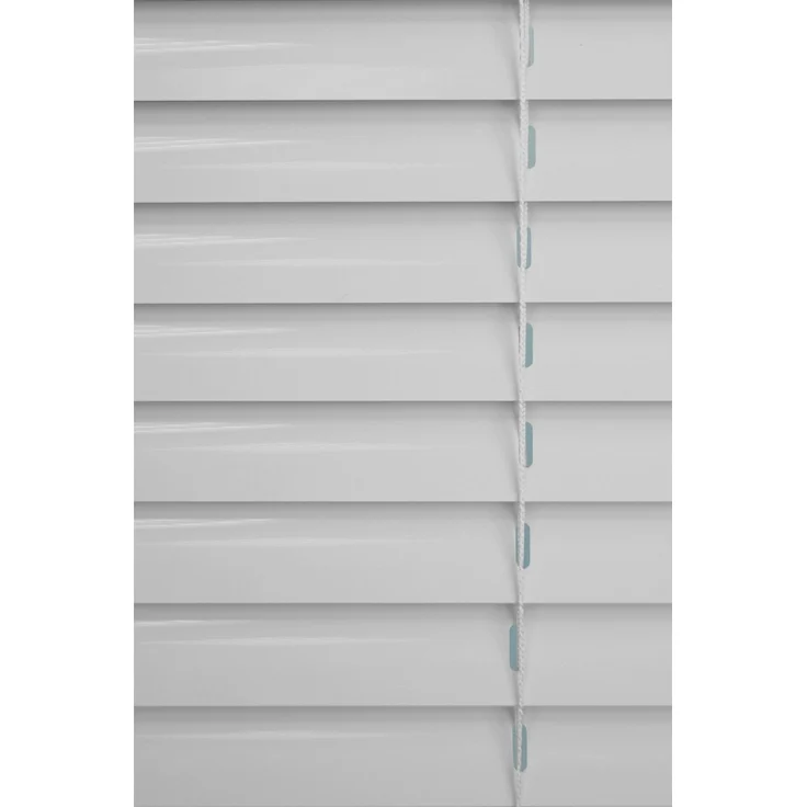 Qualitätsalujalousie 25mm in Reinweiß in den Maßen (B x H) 120cm * 175cm – Bild 2