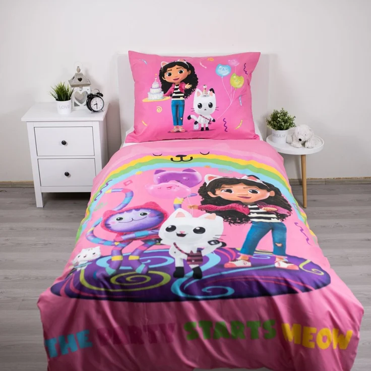 Gabby’s Dollhouse Bettwäsche Set 140x200 cm und 70x90 cm – Bild 2