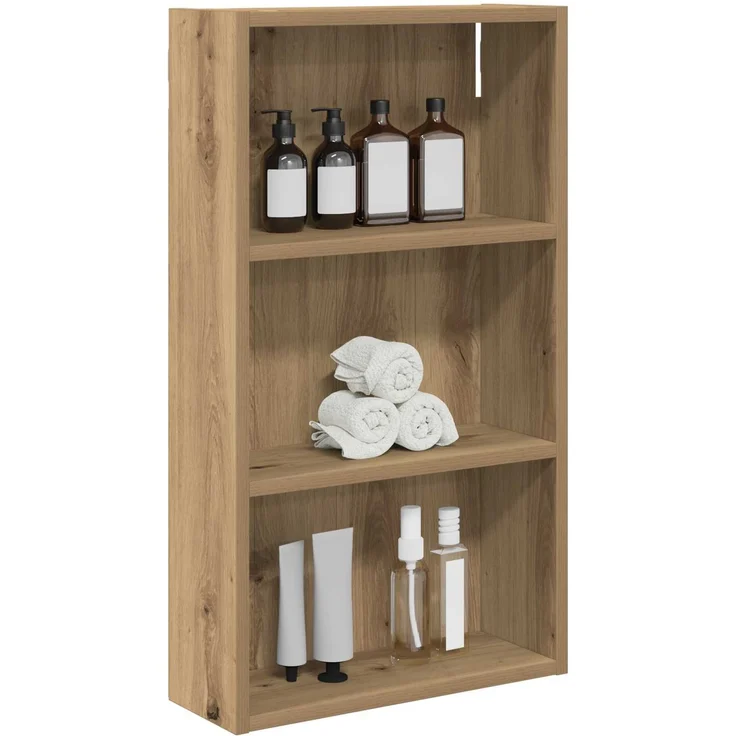 vidaXL Badezimmer-Wandschrank Kunsthandwerk Eiche 40 x 14 x 70 cm 889366 – Bild 2