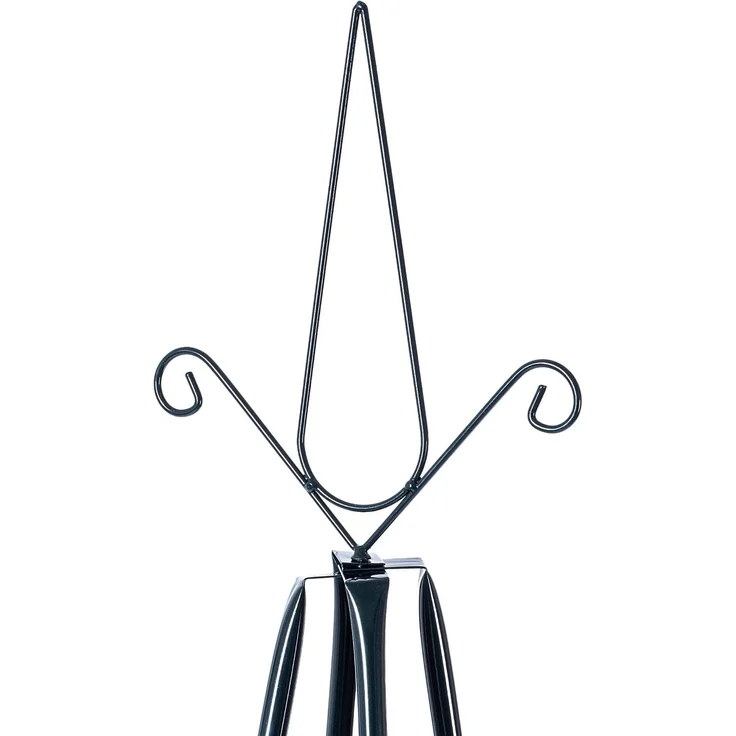 KADAX Gartenpyramide für Blumen, 202 x 42 cm, schwarz – Bild 7