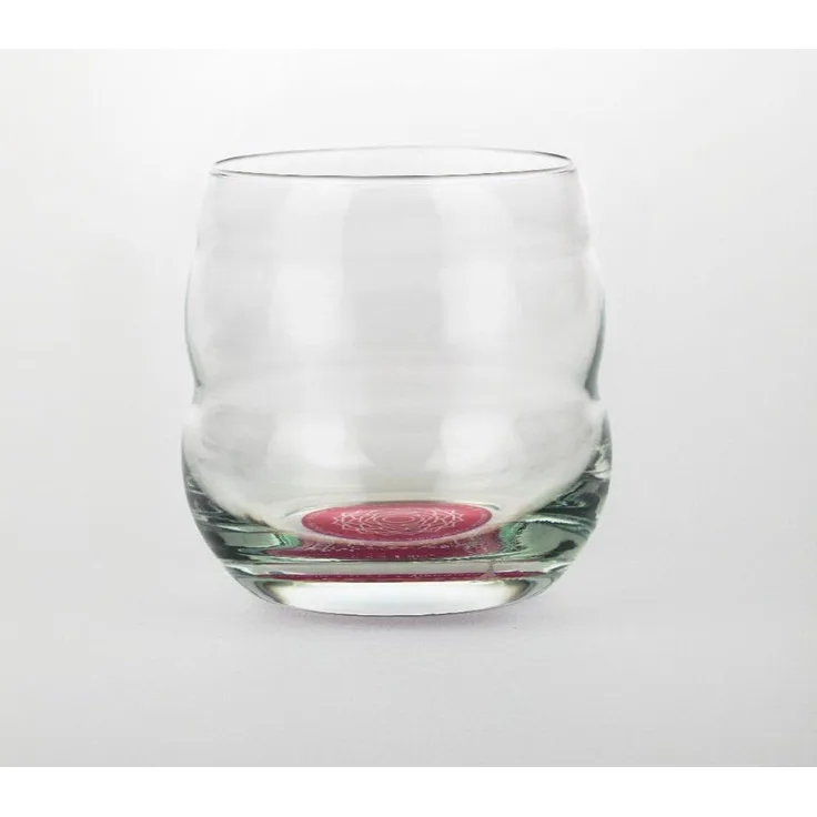 Trinkglas Mythos Chakra Kronen/Affirmation Weisheit 0,25l - bleifreies Glas
