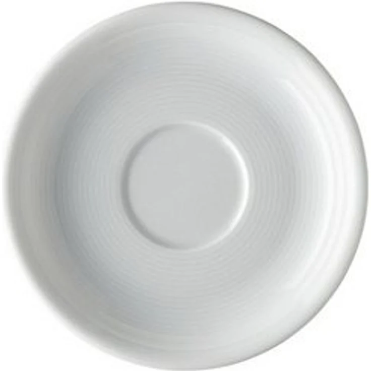 Thomas Trend Untertasse für Kaffeetasse / Teetasse, Porzellan, Weiß, Spülmaschinenfest, 14 cm, 14741 – Bild 3
