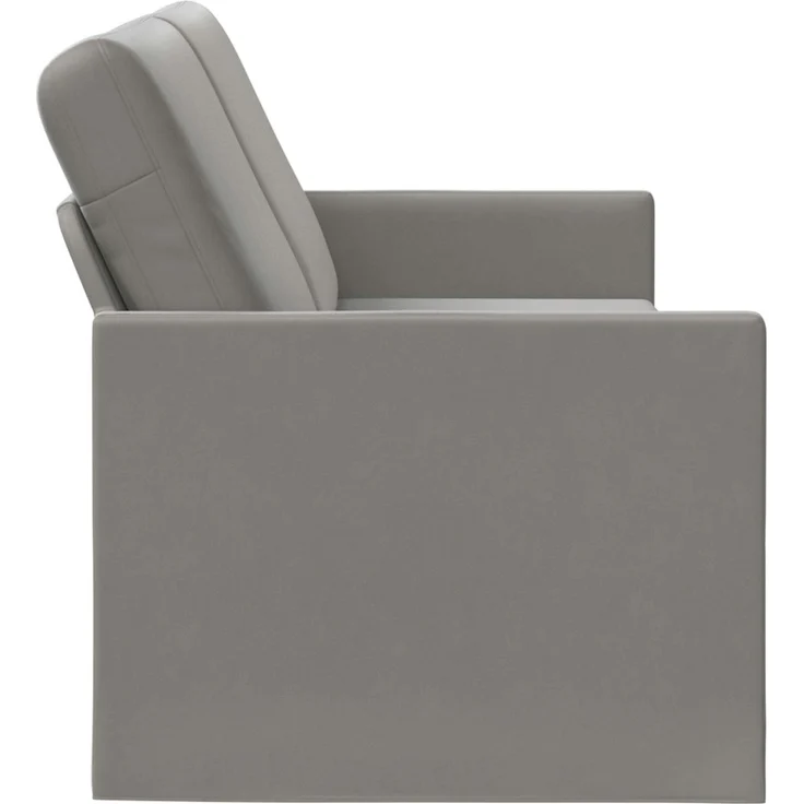 vidaXL 3-Sitzer Sofa Hellgrau 190 x 81 x 82 cm Samt (V) 42041120 – Bild 3