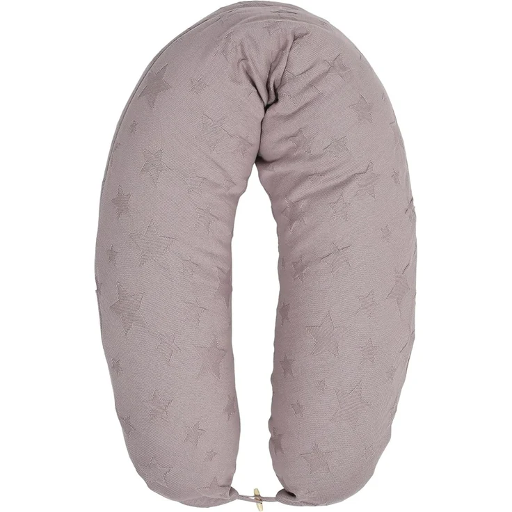 sei Design XXL Stillkissen 190x30 mit gestricktem Bezug, ergonomisch, Schwangerschaftskissen Seitenschläferkissen Komfortkissen für Erwachsene, Stillkissenbezug aus 100% Baumwolle [ Bio-Baumwolle ] – Bild 1